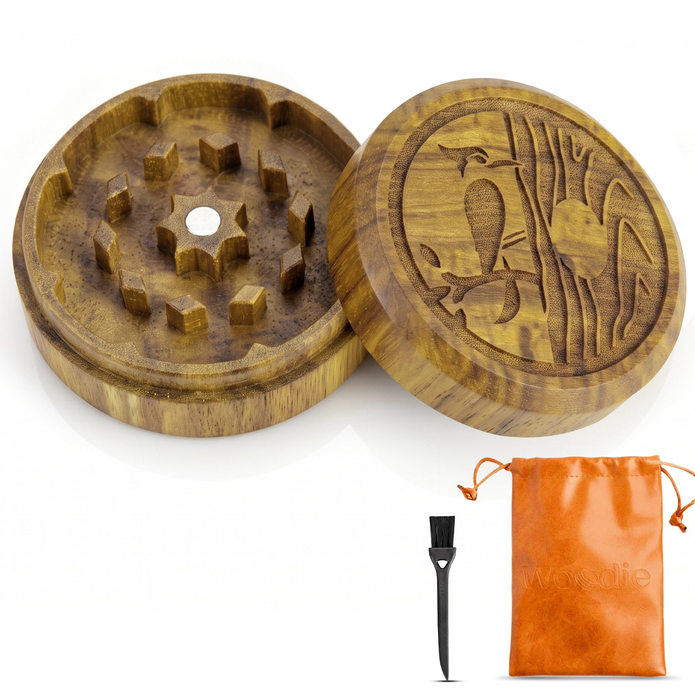 wooden herb grinders